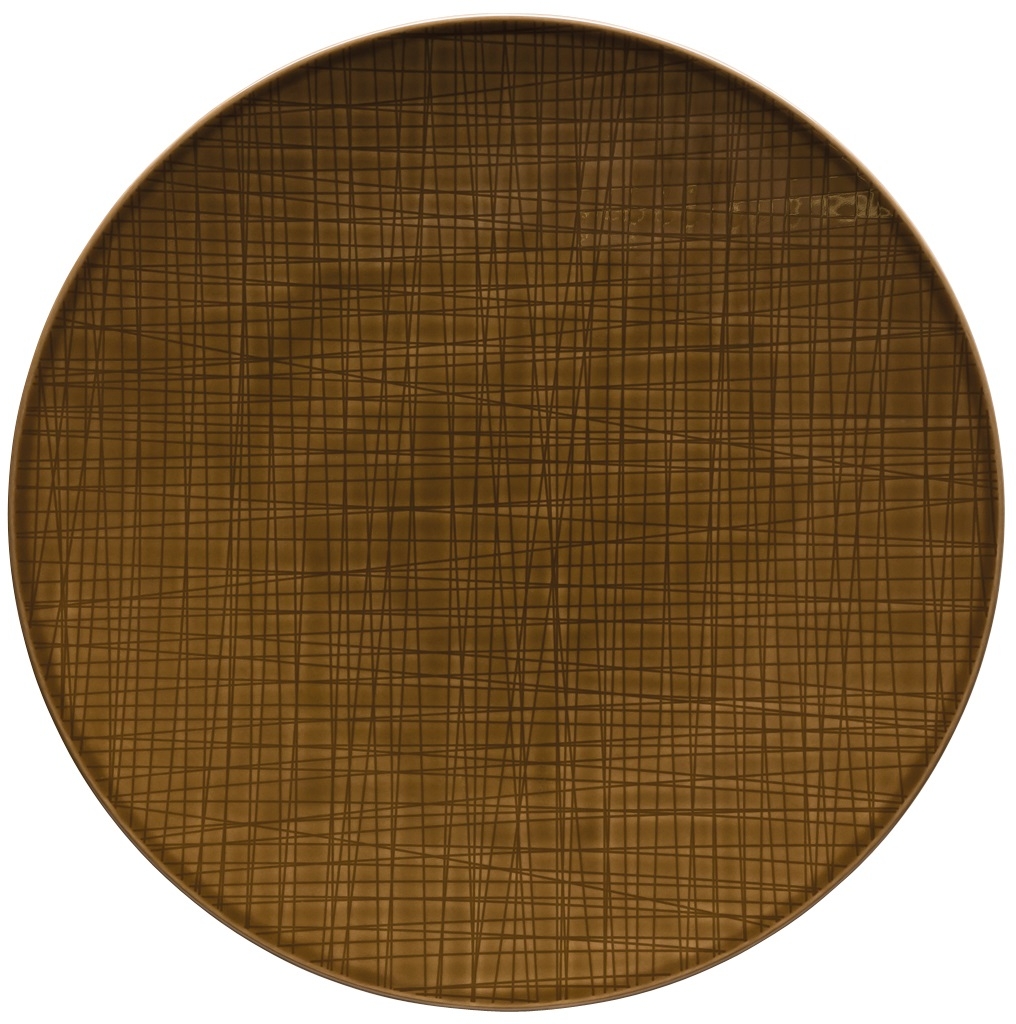 Rosenthal Mesh Walnut Teller flach 33 cm