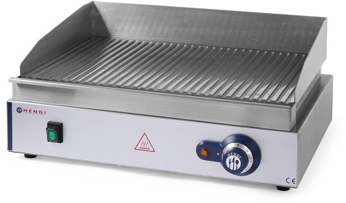 HENDI Grillplatte Blue Line - 2400 W - 550x380x(H)240 mm 230 V