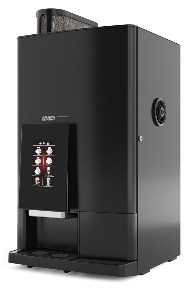 BONAMAT Frischbrühgerat FreshGround XL 330 Touch Filterkaffemaschine, Touch-Bildschirm, Hochleistungsmühle ,Frischbrüh-Filterkaffee und