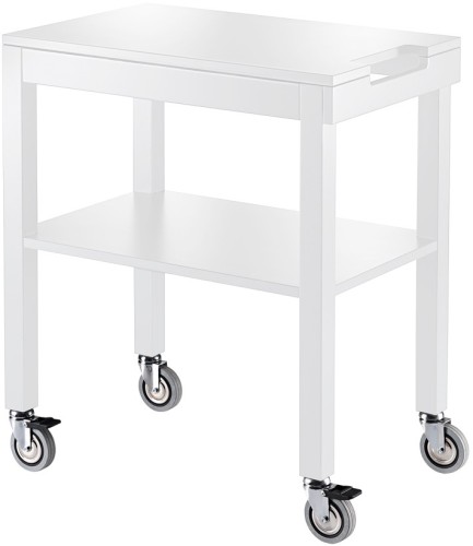 ETERNASOLID® Servierwagen aus Holz lackiert - Creme, Serie CHARME, 70×45cm, ETERNASOLID®