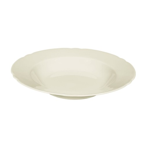 Seltmann Suppenteller rund 23 cm, rund mit Relief, Form: Marieluise, weiss5007 Weihnachtsnostalgie, hohe Kantenschlagfestigkeit,