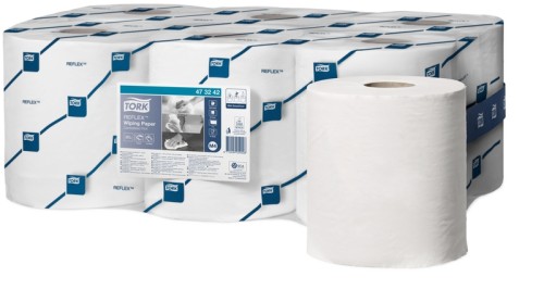 Tork ReflexTM Mehrzweck Papierwischtücher Wischen Innenabrollung SmartCore®