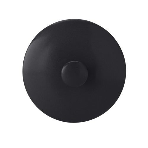 Seltmann Deckel zur Zuckerdose 0,26 l, rund, Form: Coup Fine Dining, Dekor: 57350 schwarz, hohe Kantenschlagfestigkeit, Made in Germany