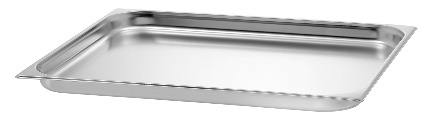 Bartscher GN-Behälter, 2/1, T40 | Ausführung:Ohne Perforation | Maße: 65 x 53 x 4,0 cm.Gewicht: 1,7 kg