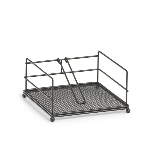 Serviettenhalter, Metall, schwarz. Länge: 173 mm. Breite: 173 mm. Höhe: 90 mm