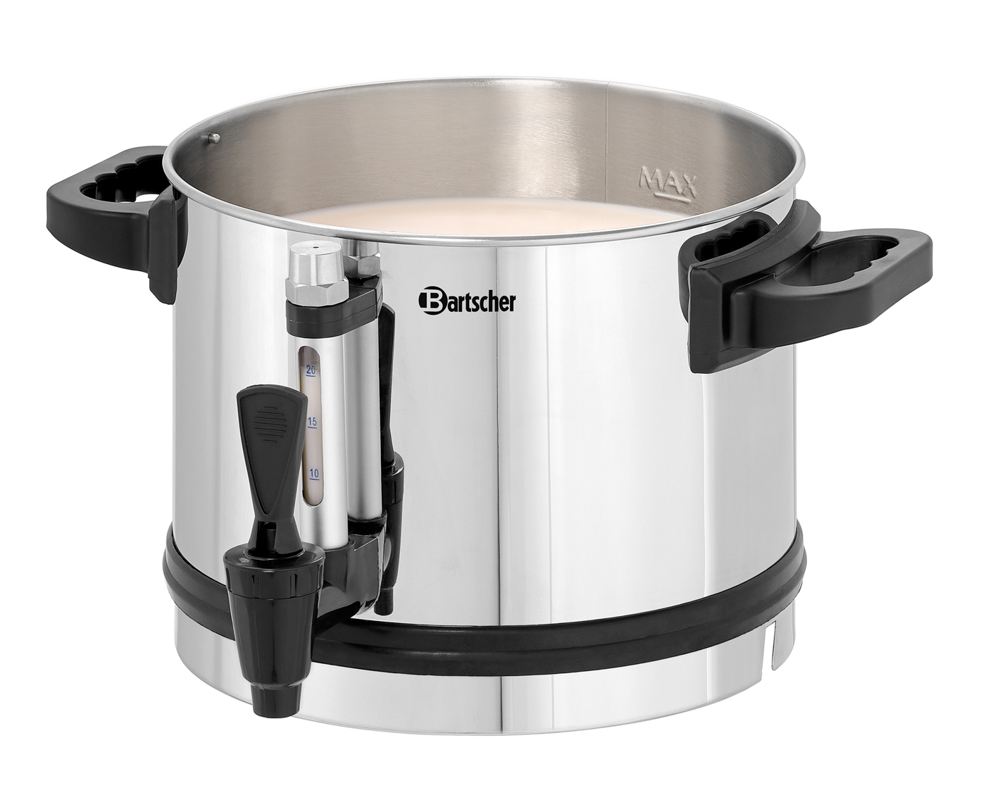 Bartscher Milchdispenser-Aufsatz PRO II 40-60 |Ein-/Ausschalter: Nein | Maße: 31 x 29 x 17,5 cm.Gewicht: 0,9 kg