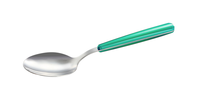 Suppenlöffel FANCY HOME, smaragdgrün