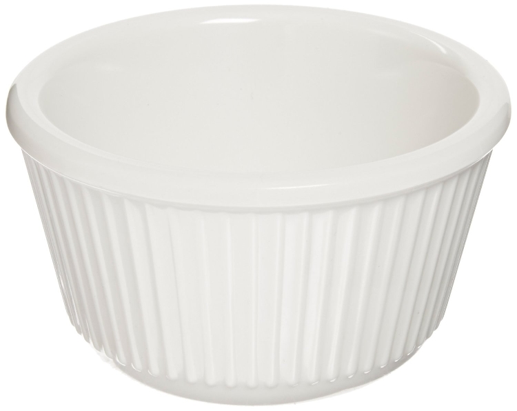 Carlisle Ramekin Dip Schälchen, Inhalt: 120ml, Farbe: weiß aus Melamin