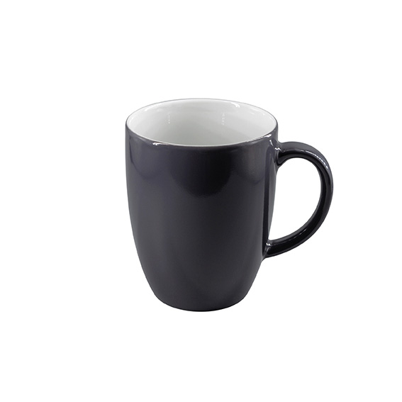 Becher mit Henkel 0,28 l - Form: Table Selection - Dekor 79934 anthrazit - aus Porzellan.