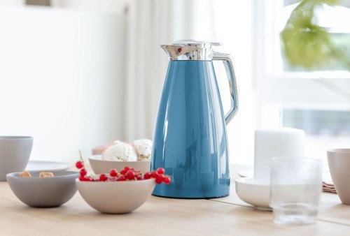 Emsa PLAZA Isolierkanne Quick Tip 1 Liter - Blau