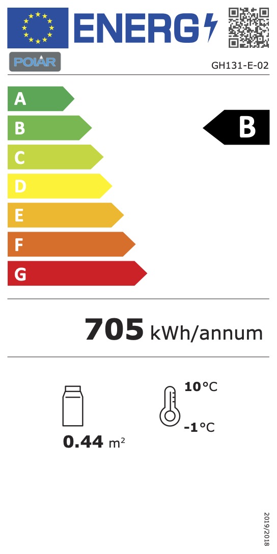 Polar Weinkühler mit 2 Klapptüren