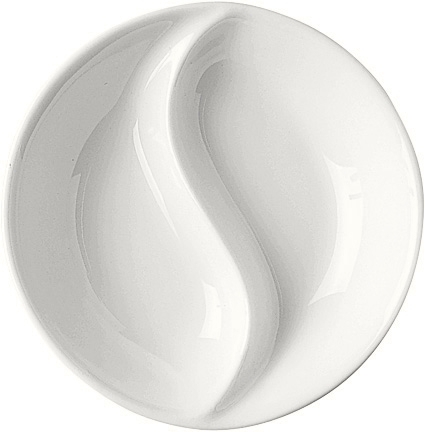 Jade Weiss Schale rd.geteilt 10