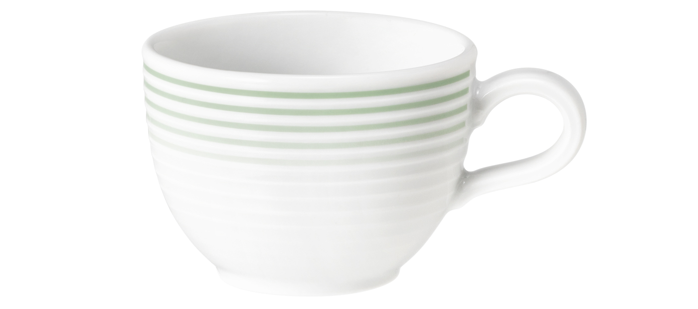 Seltmann Obere zur Moccatasse Tulpe 0,09 l, Form: Blues, Dekor: 57720 Salbeigrün