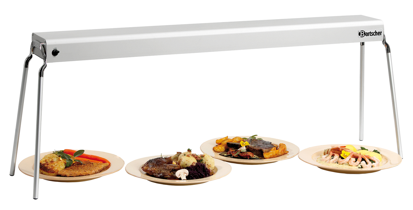 Bartscher Wärmebrücke IHR1250 | Inklusive: - |Maße: 137 x 22,5 x 6,5 cm. Gewicht: 4,3 kg