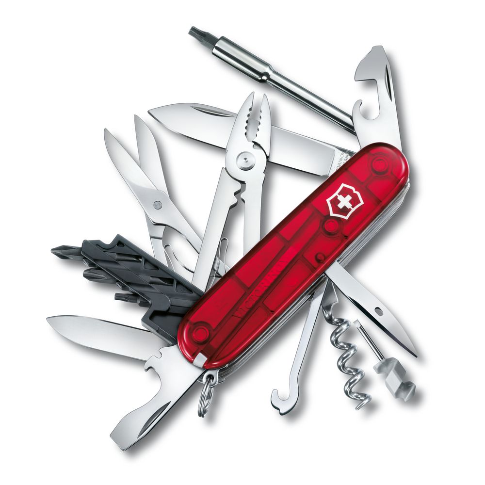 Victorinox CyberTool M, rot transparent