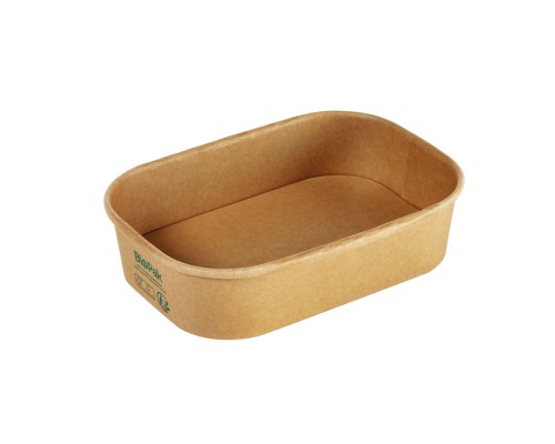 Duni Brick Box Medium 500 ml Braun ungeteilt, 300 Stk/Krt (6 x 50 Stk)