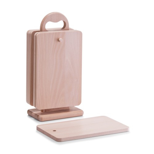 Zeller Brettchenständer, 7-tlg., Buche