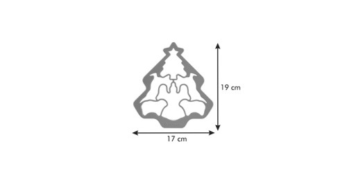 Multi-Ausstechschablone mit Weihnachtsmotiven DELÍCIA