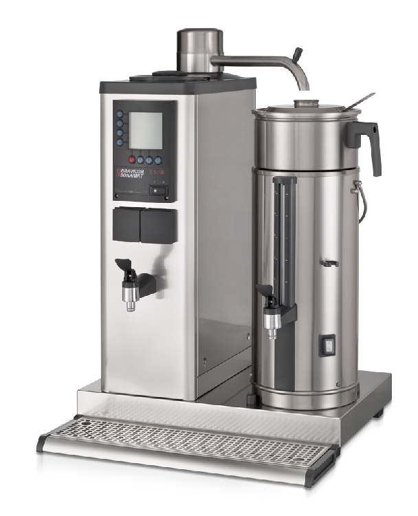 Bonamat Kaffeemaschine B5 HW L/R 1 Brühsystem, 1 Behälter rechts mit Heißwasserzapfhahn, 400V