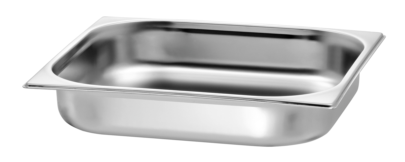 Bartscher GN-Behälter, 2/3, T65 | Ausführung:Ohne Perforation | Maße: 35,4 x 32,5 x 6,5 cm.Gewicht: 0,83 kg