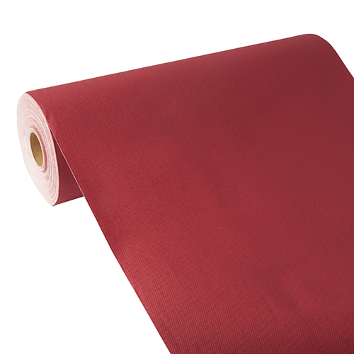 PAPSTAR Tischläufer, stoffähnlich, PV-Tissue Mix ROYAL Collection 24 m x 40 cm bordeaux auf Rolle