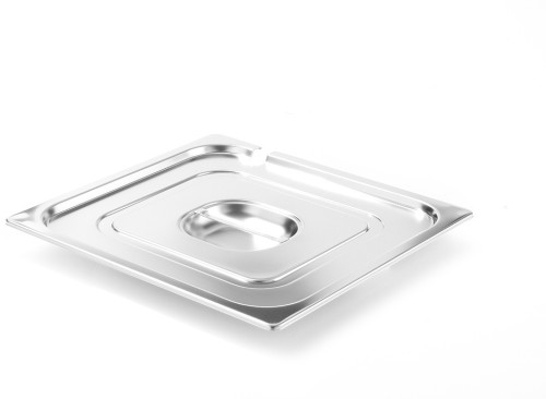 HENDI Gastronorm-Deckel mit Löffelaussparung - 0,7 mm Stärke GN 2/3