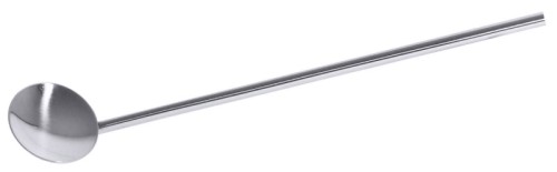 Trinklöffel aus Edelstahl 18/10, hochglänzend, Löffel und Trinkhalm zugleich Länge: 19 cm