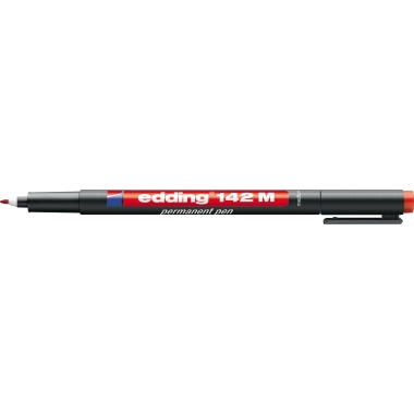 edding Folienstift 142 M 1mm rot nicht dokumentenecht