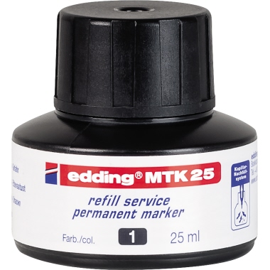 edding Nachfülltusche MTK 25 schwarz 25ml