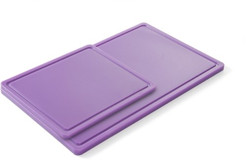 HENDI Schneidbretter HACCP Gastronorm 1/1 - Farbe: violett - für antiallergisch - 530x325x(H)15 mm