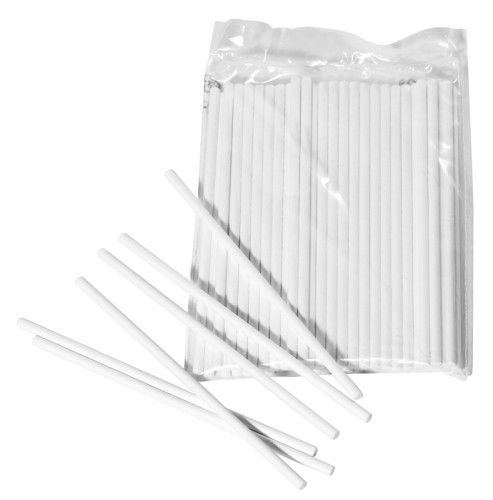 Stiel für Cakepop, Pappe 12 cm 50 Stück im Beutel