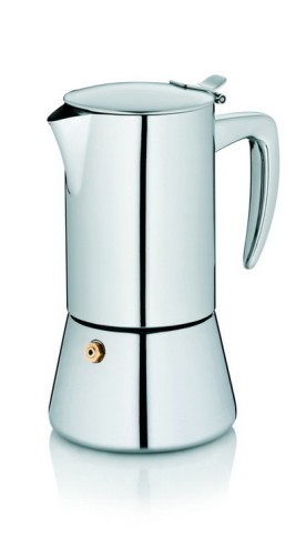 Kela Espressokanne Latina Edelstahl 18/10 17cm 9,5cmØ 200ml