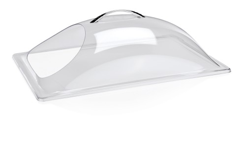 GN Abdeckhaube. Seitenausschnitt, GN 1/1, Polycarbonat. passend für GN Behälter 1/1.
