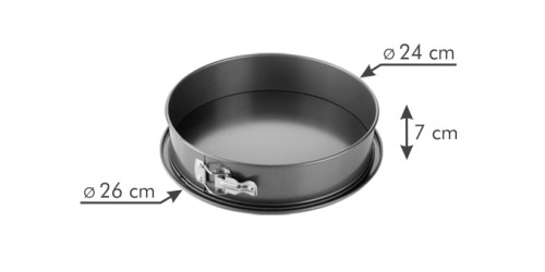 Spring-Tortenform DELÍCIA ø 24 cm, mit breitem Boden