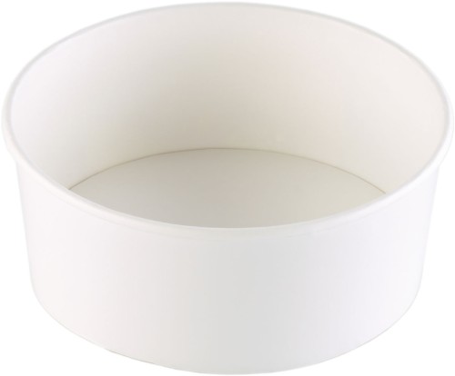 Duni Salatschale 775 ml Weiß ungeteilt, 522 Stk/Krt (9 x 58 Stk)