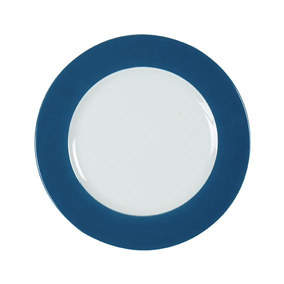 Speiseteller flach 26cm, Farbe: ozeanblau, Form: Eschenbach Coffeeshop Color