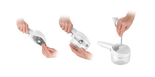 Handreibe HANDY, 3 Reibeinsätze