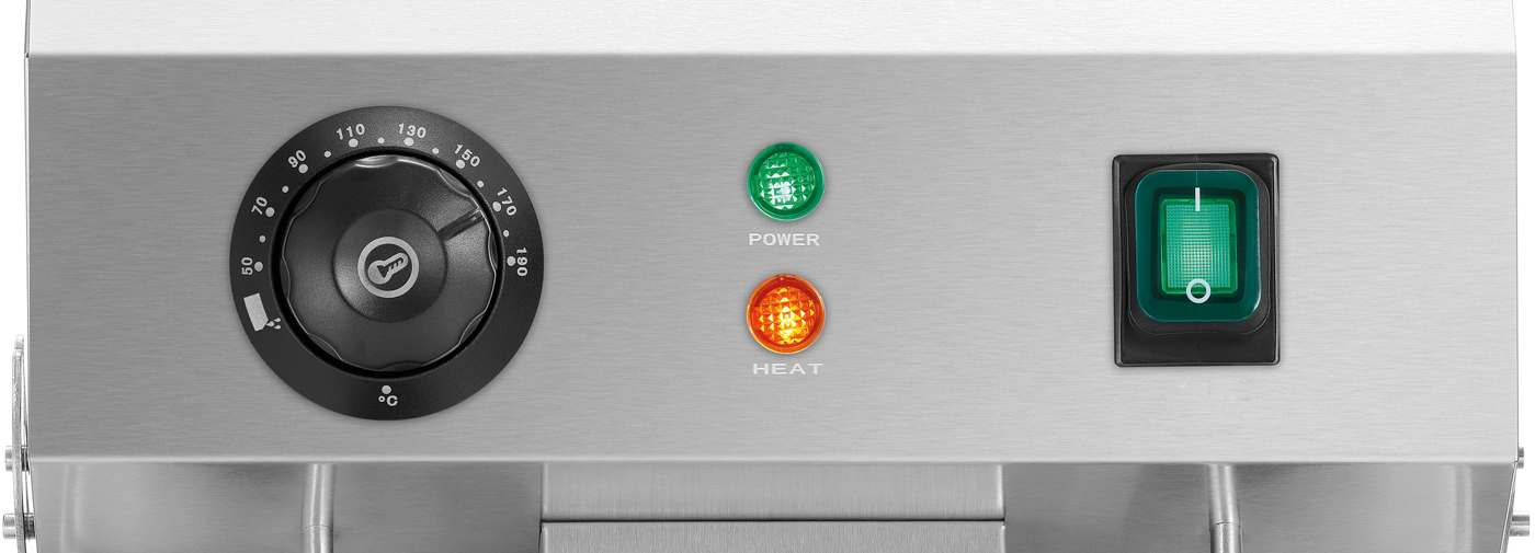 Bartscher Fritteuse SNACK III Plus |Eigenschaften: - | Maße: 30 x 53 x 38,5 cm.Gewicht: 6,2 kg