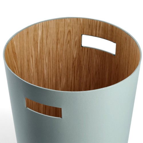 Papierkorb, Pappe, mint / Maße: Ø 25x30 cm