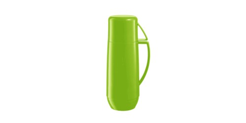 Isolierflasche mit Tasse FAMILY COLORI 0,75 l, grün