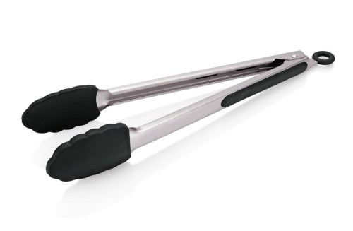 Universalzange. Edelstahl. mit Silikonkopf und Aufhängeöse.