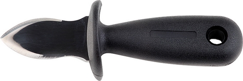 Austernöffner Länge 14 cm, Edelstahl Griff aus Polyamid mit geschärftem Rändern, zum einfachen Aufbrechen von Austern, mit