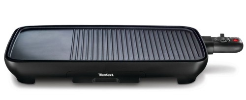 Tefal Tischgrill MALAGA mit regelbarem Thermostat, antihaftbeschichtet, Platte und Abtropfschale spülmaschinenfest, 2000 W