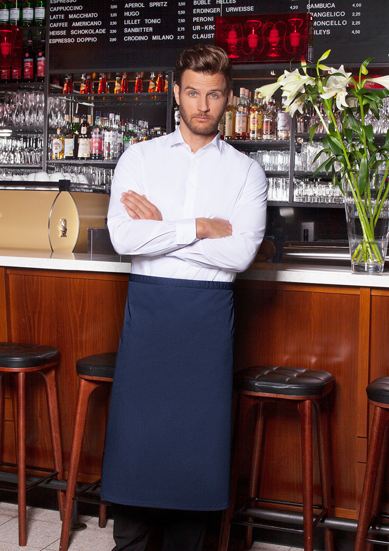 Bistroschürze Basic - Maße: 100 x 75 cm (Breite x Länge)