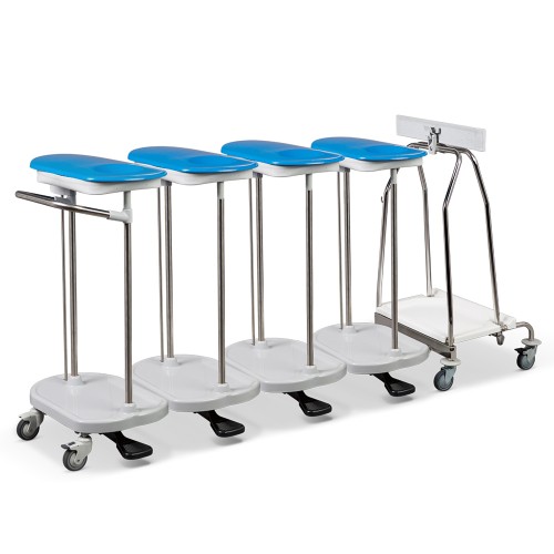 ETHERNASOLID® Kombisammler, inkl. Abfallsammler "Klappi", 4-fach, koppelbar