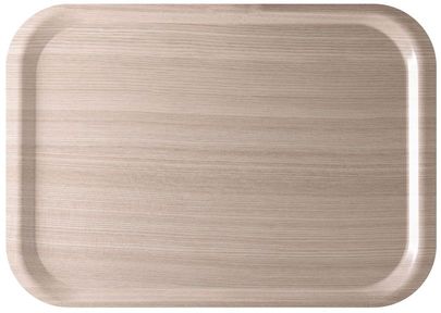 Roltex Fastfood Speisetablett, helles Holz