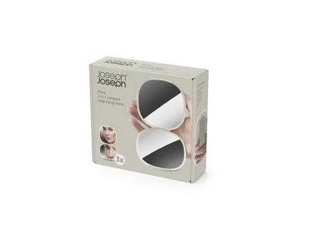 Joseph Joseph Viva 2-in-1 kompakter Vergrößerungsspiegel - Shell
