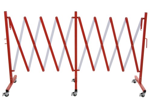 Scherensperre. Aluminium. ausziehbar bis 4 Meter, beliebig erweiterbar, Mittelpfosten,