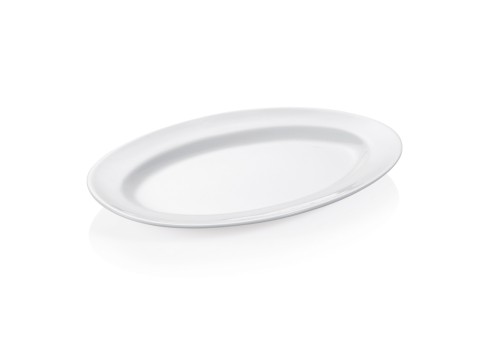 Platte aus Porzellan, Maße: 26 x 17 cm