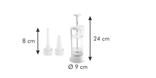 Sahneschläger-Garnierspritze DELÍCIA